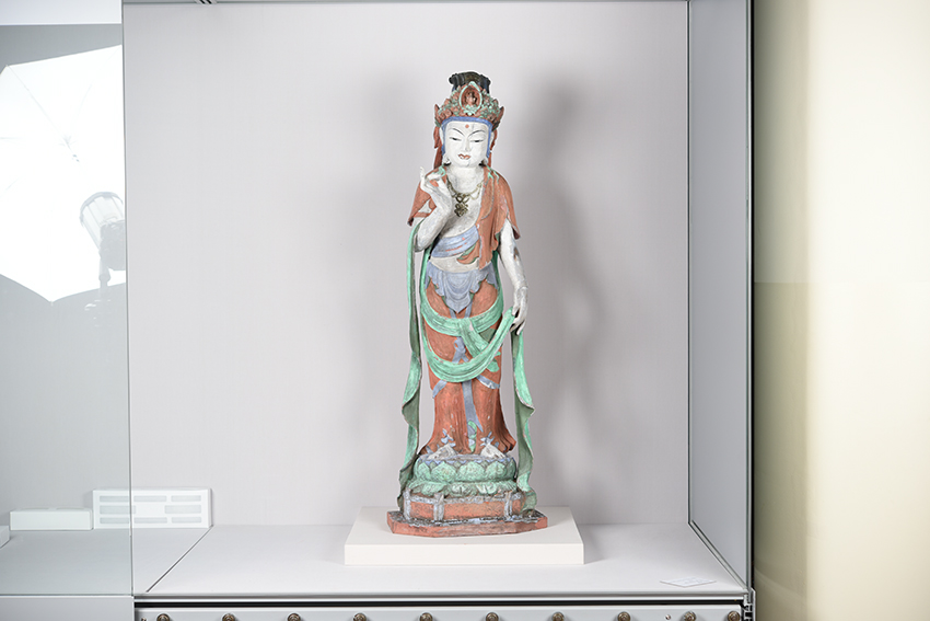 목조대세지보살입상